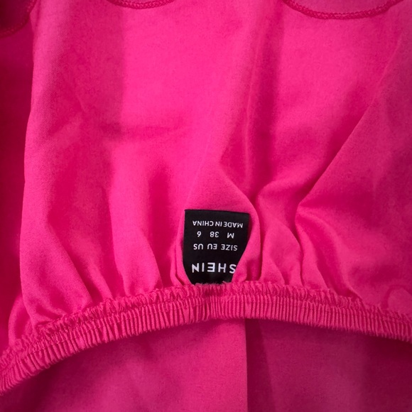 SHEIN Hot Pink Ruffled - Picture 5 of 5